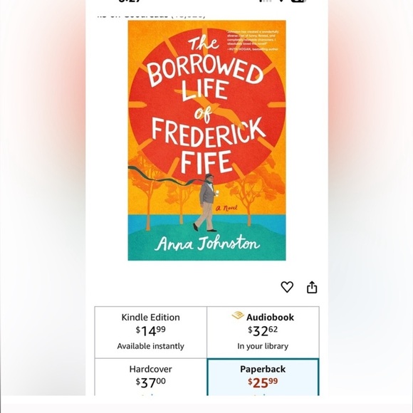 Paperback edition The Borrowed Life Of Frederick Fife by Anna Johnston - Picture 9 of 9